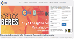 Desktop Screenshot of diplomadopensamientocomplejo.org